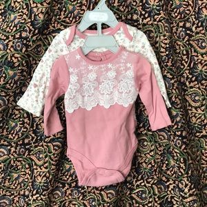 0-3 Month Baby Girl Onesies